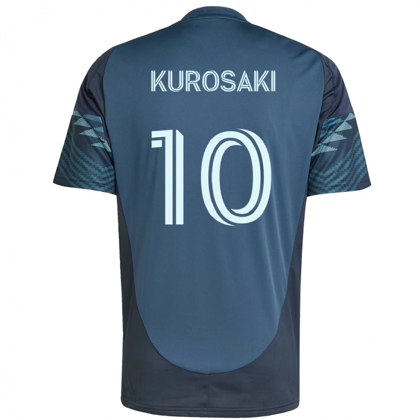 Danxen Hombre Camiseta Yuuka Kurosaki #10 Verde Blanco 2ª Equipación 2025/26 La Camisa México