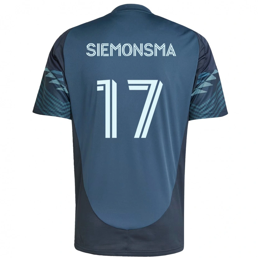 Danxen Hombre Camiseta Sianna Siemonsma #17 Verde Blanco 2ª Equipación 2025/26 La Camisa México