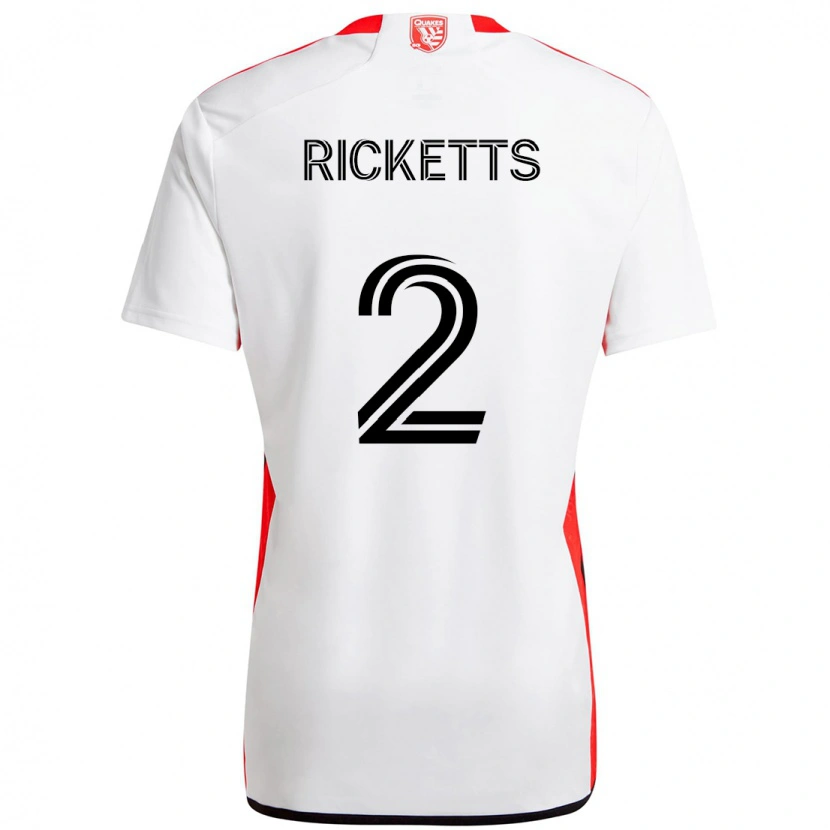 Danxen Hombre Camiseta Jamar Ricketts #2 Negro Azul Oscuro 2ª Equipación 2025/26 La Camisa México