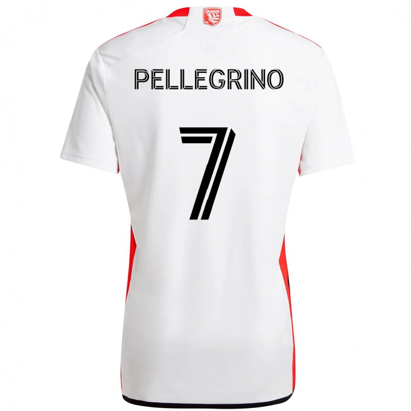 Danxen Hombre Camiseta Amahl Pellegrino #7 Negro Azul Oscuro 2ª Equipación 2025/26 La Camisa México