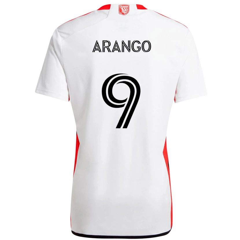 Danxen Hombre Camiseta Cristian Arango #9 Negro Azul Oscuro 2ª Equipación 2025/26 La Camisa México