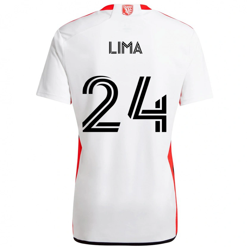 Danxen Hombre Camiseta Nick Lima #24 Negro Azul Oscuro 2ª Equipación 2025/26 La Camisa México