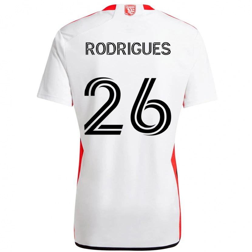 Danxen Hombre Camiseta Rodrigues #26 Negro Azul Oscuro 2ª Equipación 2025/26 La Camisa México