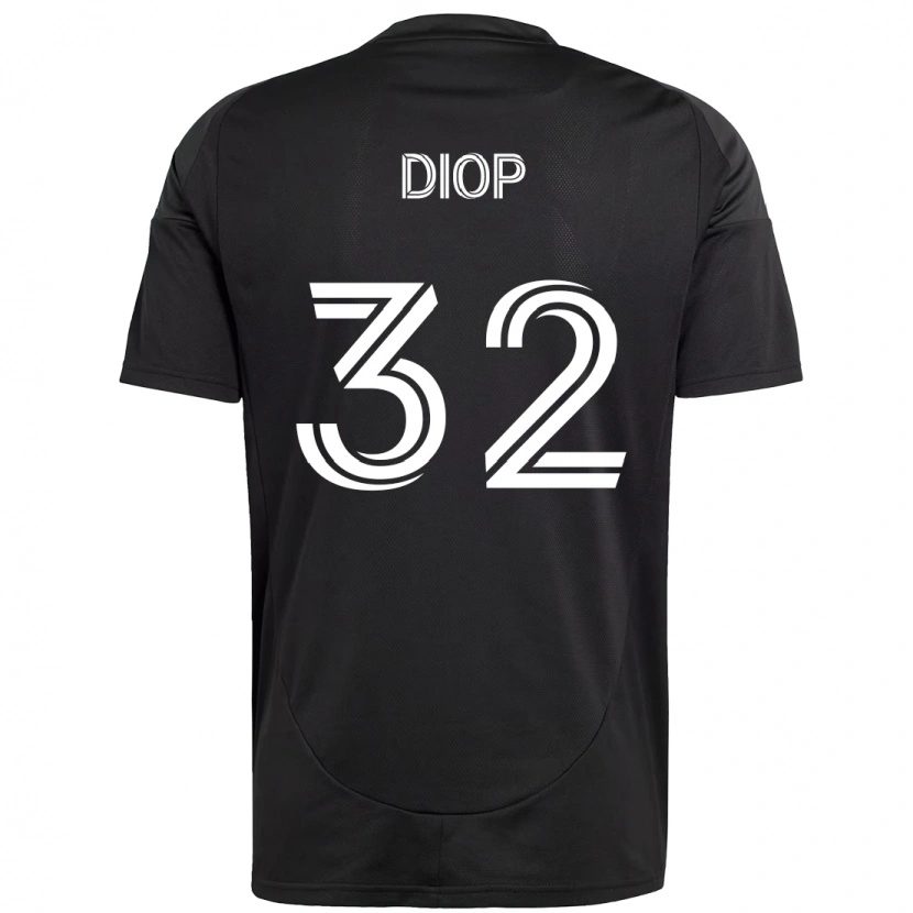 Danxen Hombre Camiseta Hamady Diop #32 Azul Celeste Blanco 2ª Equipación 2025/26 La Camisa México