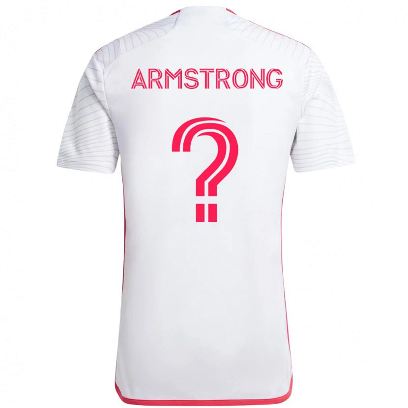 Danxen Hombre Camiseta Dida Armstrong #0 Blanco Magenta 2ª Equipación 2025/26 La Camisa México