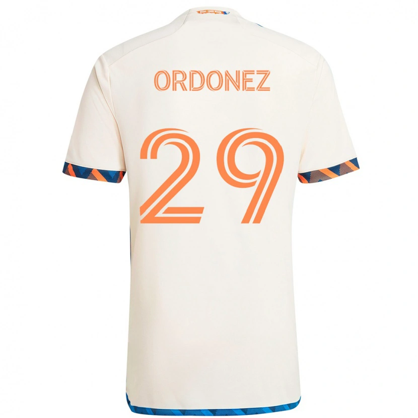 Danxen Hombre Camiseta Arquímides Ordóñez #29 Azul Oscuro Naranja 2ª Equipación 2025/26 La Camisa México