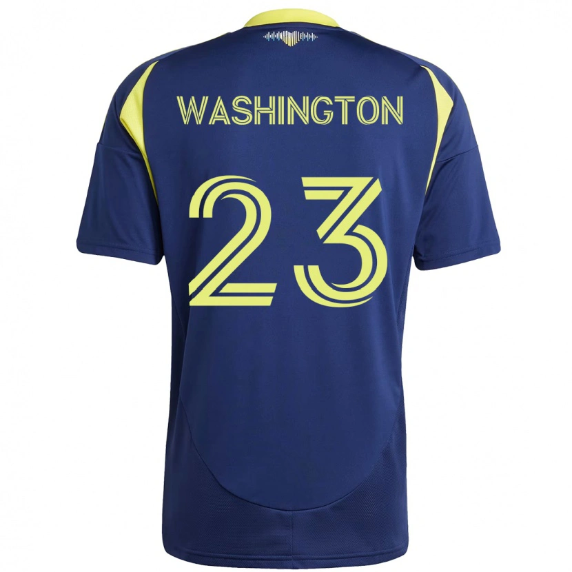 Danxen Hombre Camiseta Taylor Washington #23 Amarillo Azul Marino 2ª Equipación 2025/26 La Camisa México