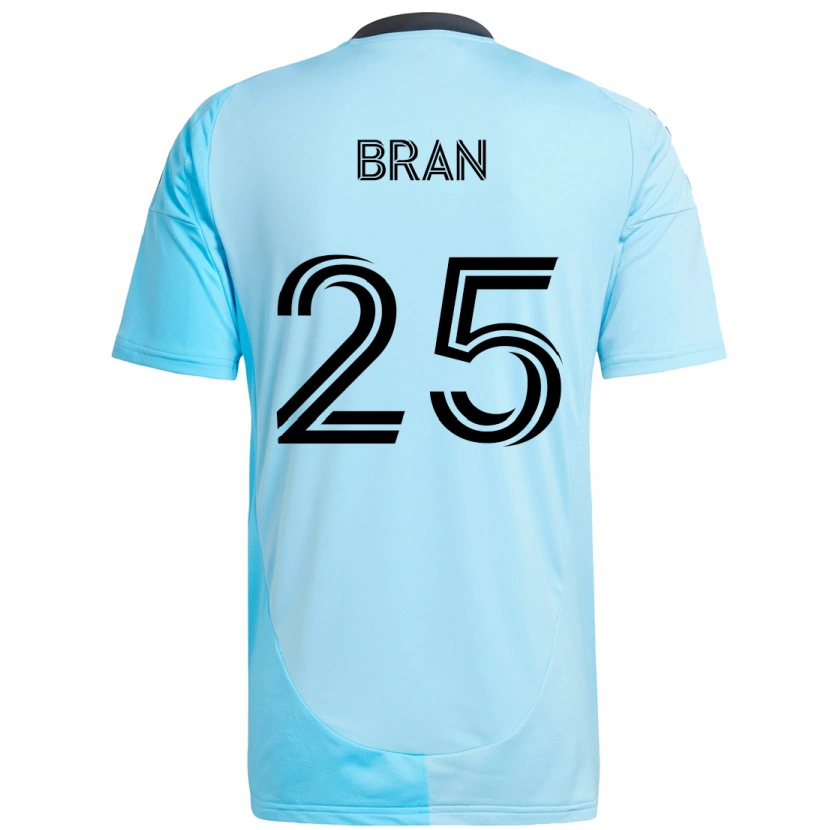 Danxen Hombre Camiseta Alejandro Bran #25 Negro Azul 2ª Equipación 2025/26 La Camisa México
