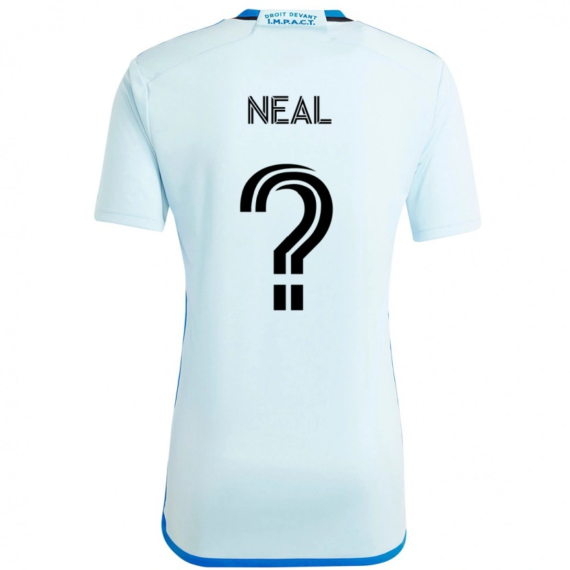 Danxen Hombre Camiseta Jalen Neal #0 Azul Oscuro Negro 2ª Equipación 2025/26 La Camisa México