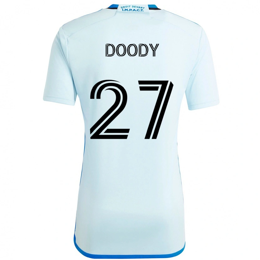 Danxen Hombre Camiseta Grayson Doody #27 Azul Oscuro Negro 2ª Equipación 2025/26 La Camisa México