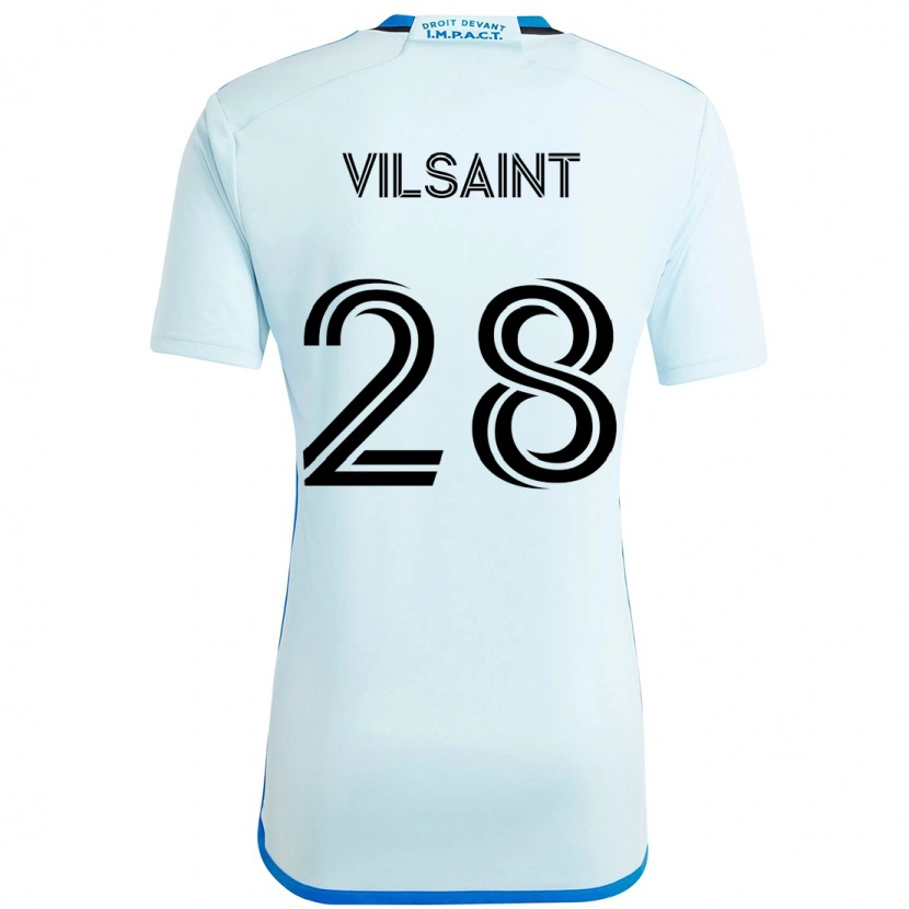 Danxen Hombre Camiseta Jules-Anthony Vilsaint #28 Azul Oscuro Negro 2ª Equipación 2025/26 La Camisa México