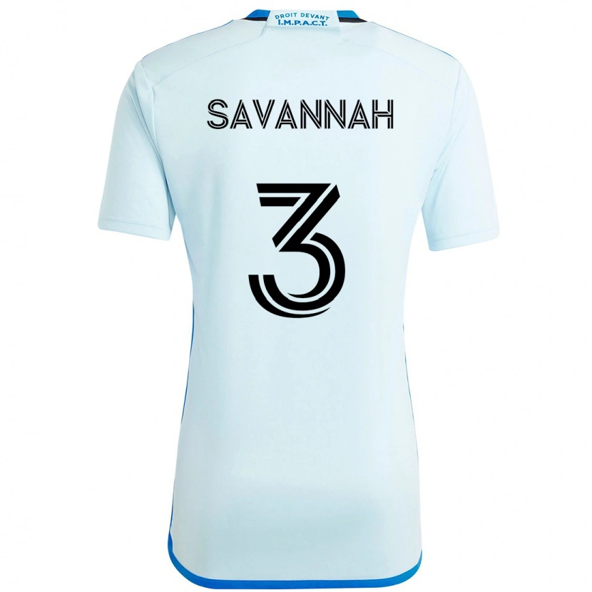 Danxen Hombre Camiseta Chenail Savannah #3 Azul Oscuro Negro 2ª Equipación 2025/26 La Camisa México