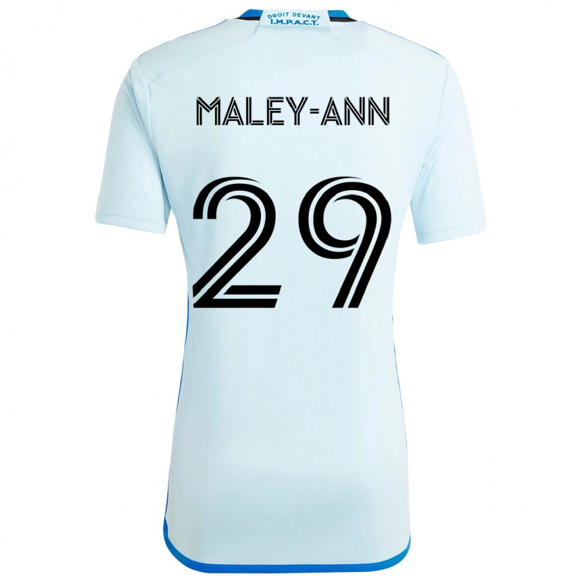 Danxen Hombre Camiseta Caron Maley-Ann #29 Azul Celeste Azul Oscuro 2ª Equipación 2025/26 La Camisa México