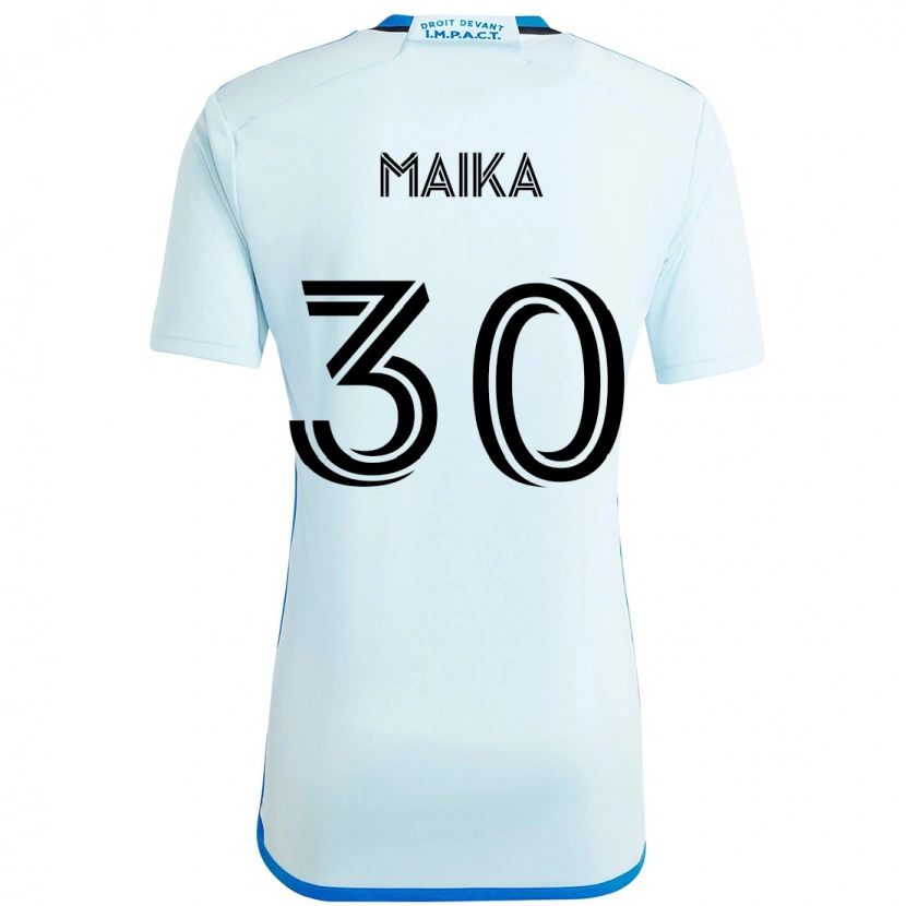 Danxen Hombre Camiseta Valcourt Maika #30 Azul Oscuro Negro 2ª Equipación 2025/26 La Camisa México