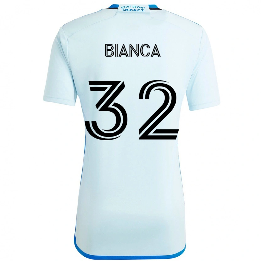 Danxen Hombre Camiseta Hanisch Bianca #32 Azul Celeste Azul Oscuro 2ª Equipación 2025/26 La Camisa México