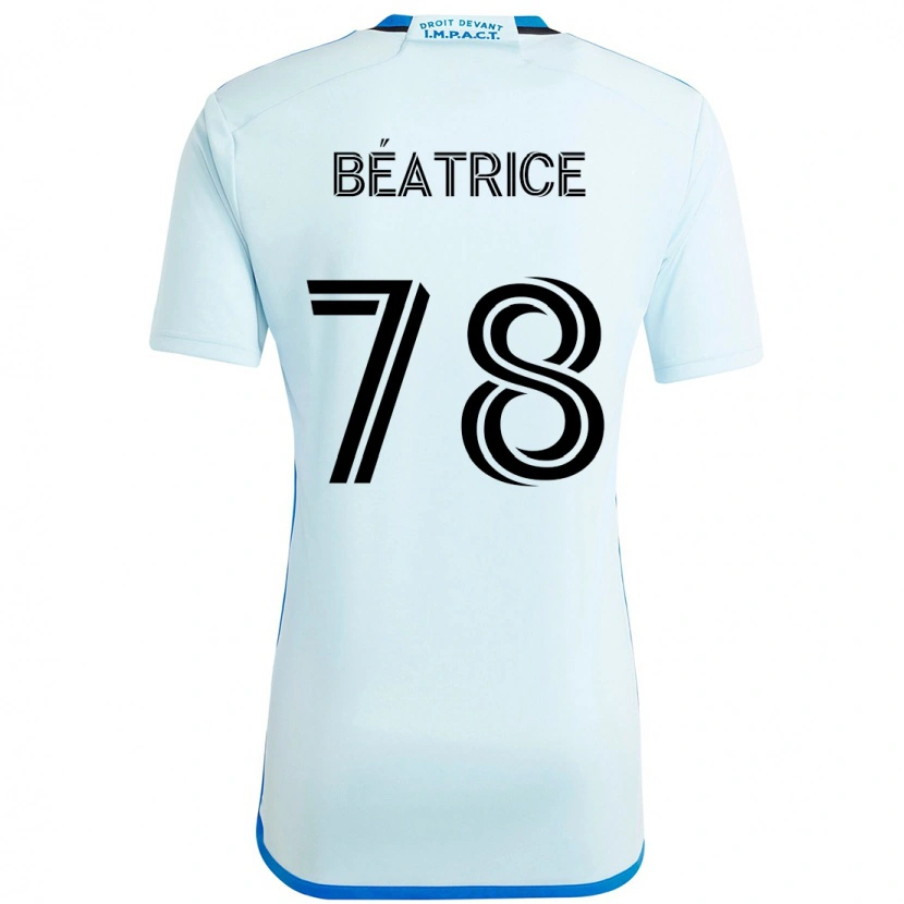 Danxen Hombre Camiseta Forcier Béatrice #78 Azul Celeste Azul Oscuro 2ª Equipación 2025/26 La Camisa México
