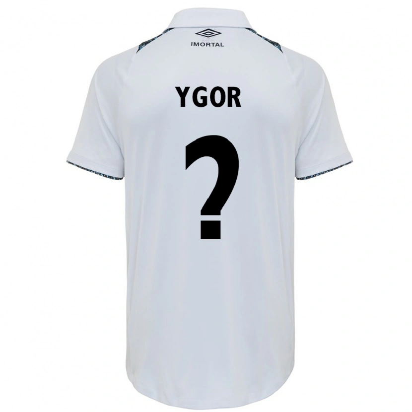 Danxen Hombre Camiseta Ygor #0 Azul Negro Blanco 2ª Equipación 2025/26 La Camisa México