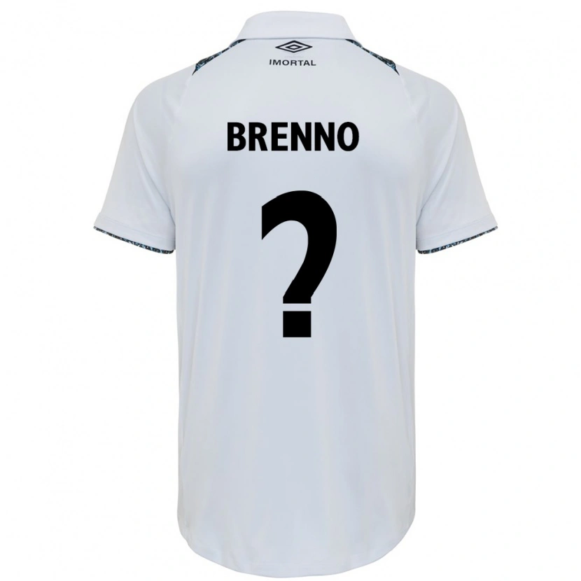 Danxen Hombre Camiseta Brenno #0 Azul Negro Blanco 2ª Equipación 2025/26 La Camisa México