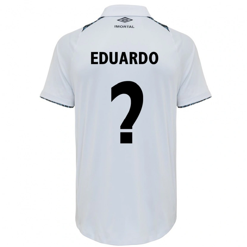 Danxen Hombre Camiseta Eduardo #0 Azul Negro Blanco 2ª Equipación 2025/26 La Camisa México