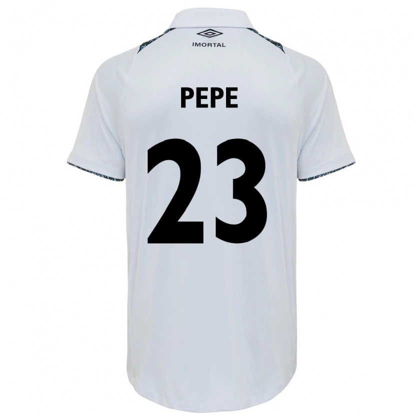 Danxen Hombre Camiseta Pepê #23 Azul Negro Blanco 2ª Equipación 2025/26 La Camisa México