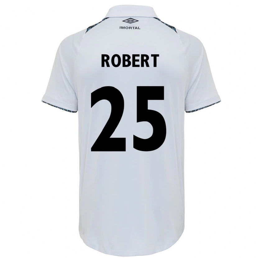 Danxen Hombre Camiseta Jhonata Robert #25 Azul Negro Blanco 2ª Equipación 2025/26 La Camisa México