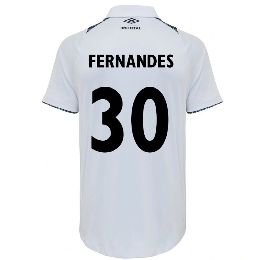 Danxen Hombre Camiseta Raquel Fernandes #30 Azul Negro Blanco 2ª Equipación 2025/26 La Camisa México
