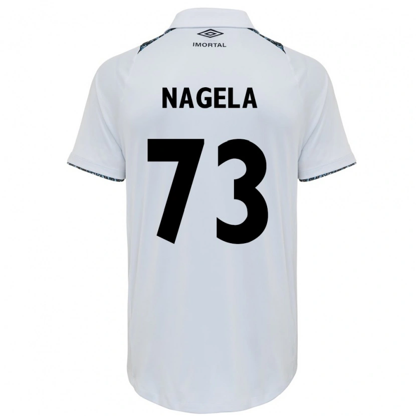 Danxen Hombre Camiseta Nágela #73 Azul Negro Blanco 2ª Equipación 2025/26 La Camisa México