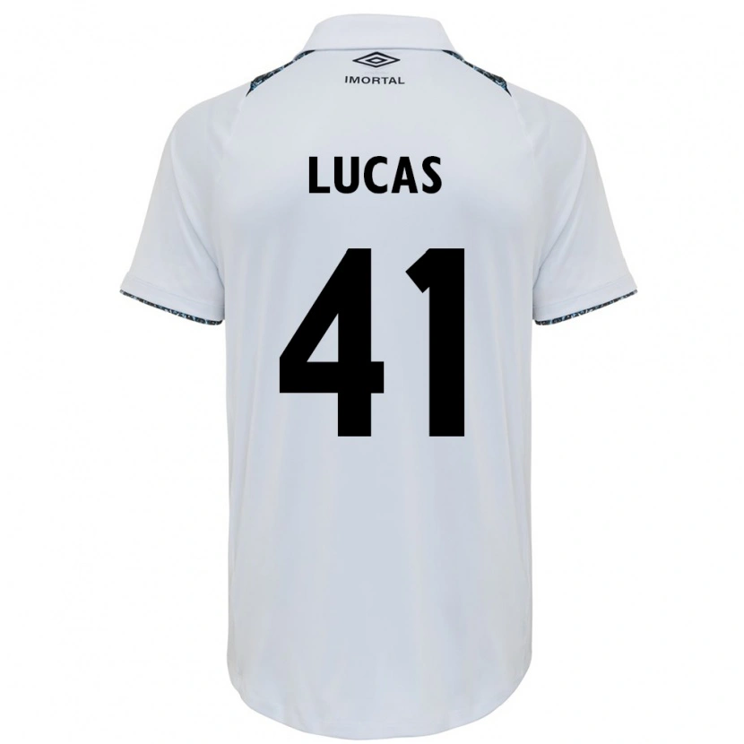 Danxen Hombre Camiseta Pedro Lucas #41 Azul Negro Blanco 2ª Equipación 2025/26 La Camisa México