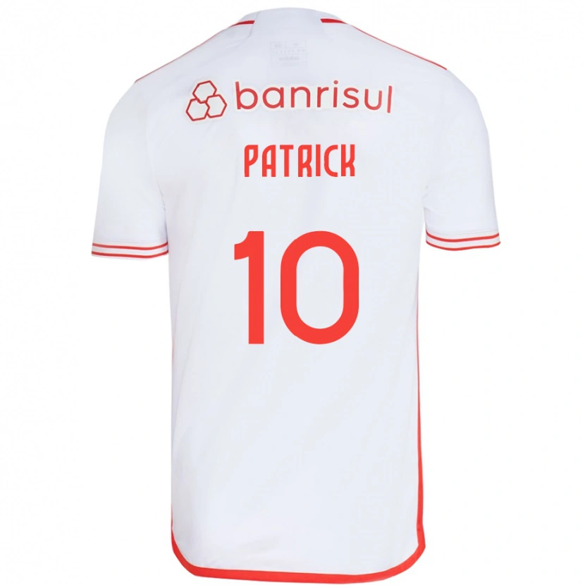 Danxen Hombre Camiseta Alan Patrick #10 Rojo Blanco 2ª Equipación 2025/26 La Camisa México
