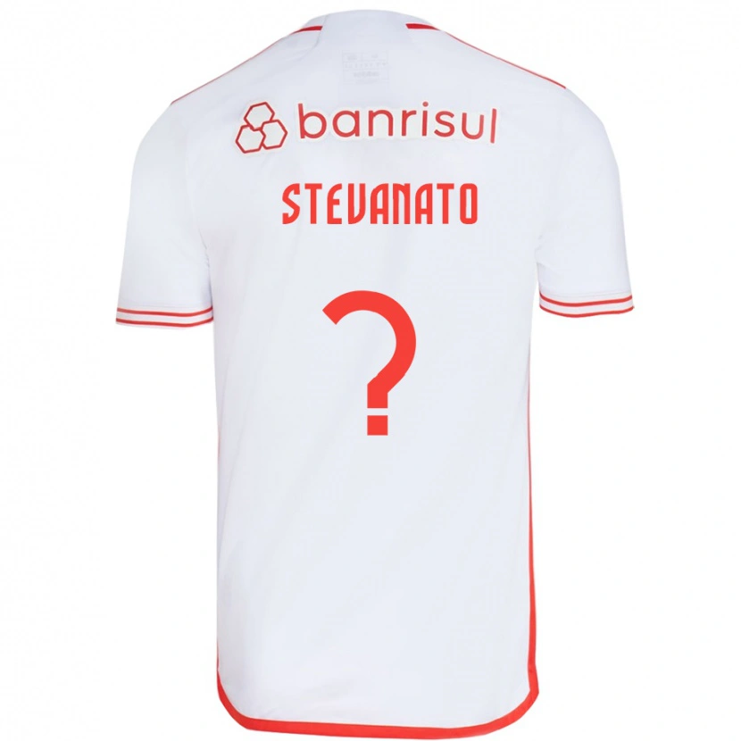 Danxen Hombre Camiseta Eduardo Stevanato #0 Rojo Blanco 2ª Equipación 2025/26 La Camisa México