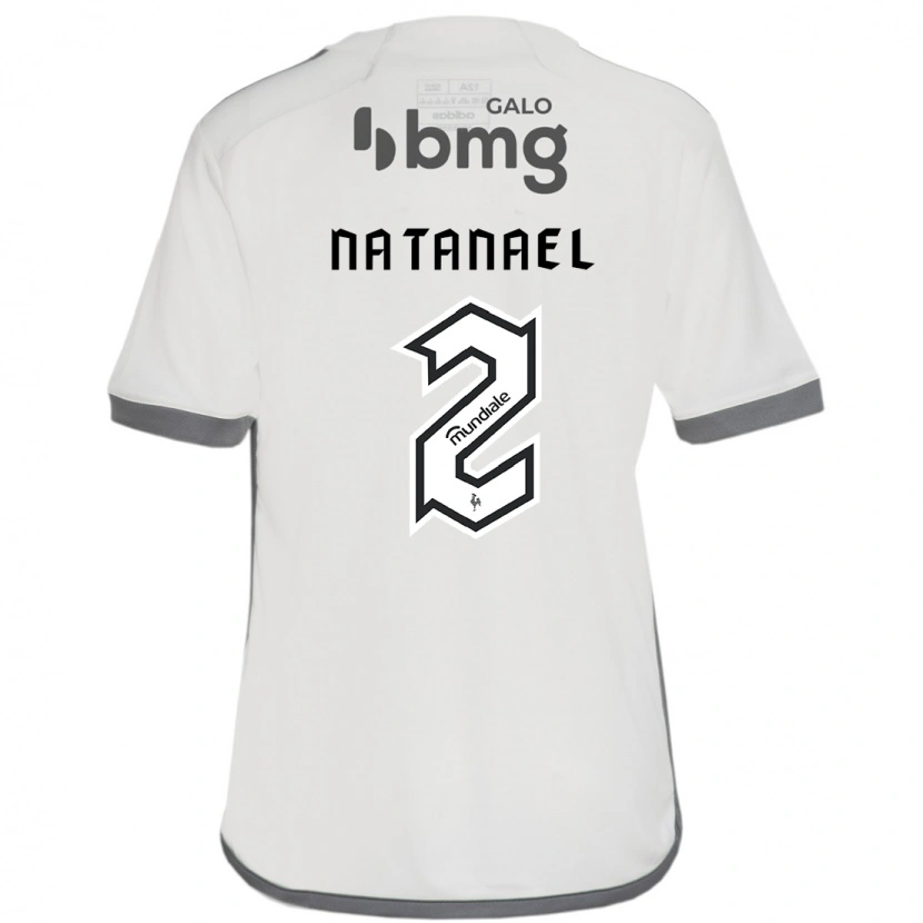 Danxen Hombre Camiseta Natanael #2 Blanquecino 2ª Equipación 2025/26 La Camisa México