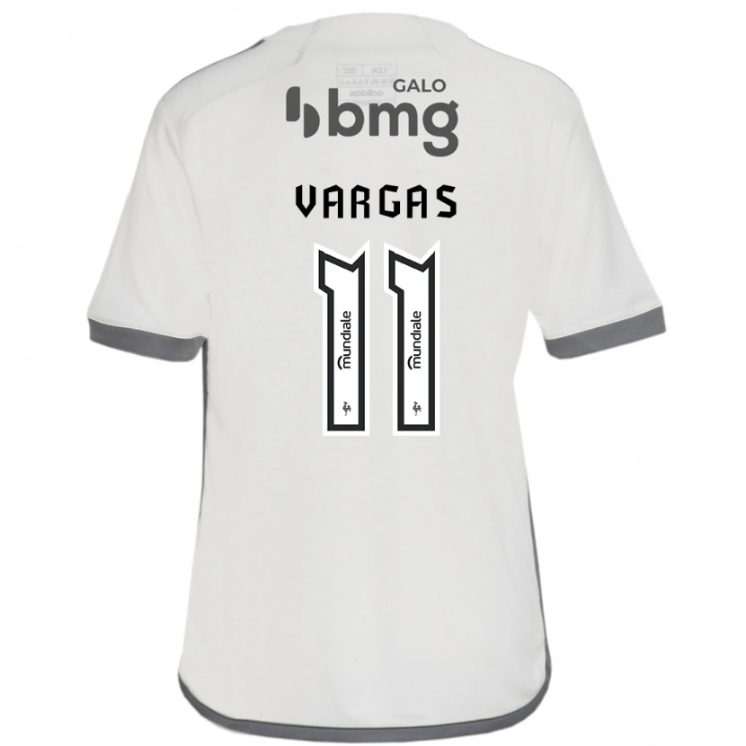 Danxen Hombre Camiseta Eduardo Vargas #11 Blanquecino 2ª Equipación 2025/26 La Camisa México