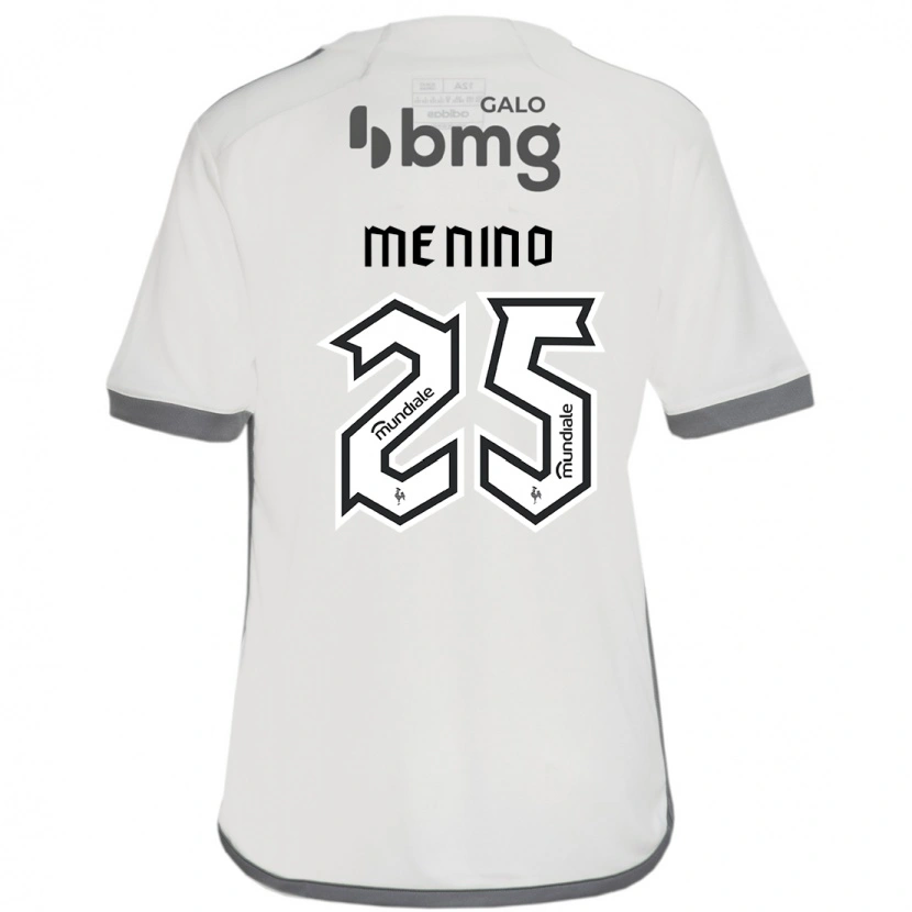 Danxen Hombre Camiseta Gabriel Menino #25 Blanquecino 2ª Equipación 2025/26 La Camisa México