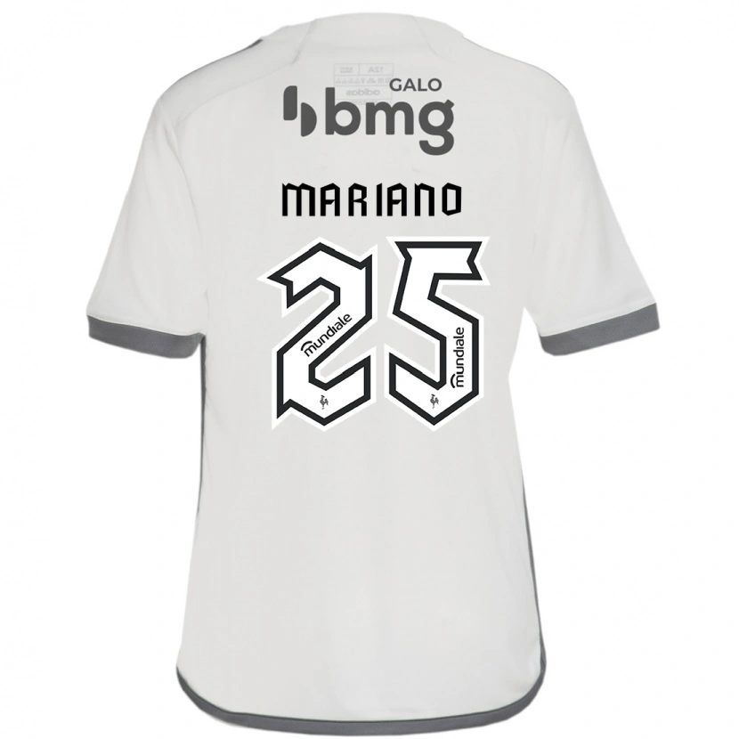 Danxen Hombre Camiseta Mariano #25 Blanquecino 2ª Equipación 2025/26 La Camisa México