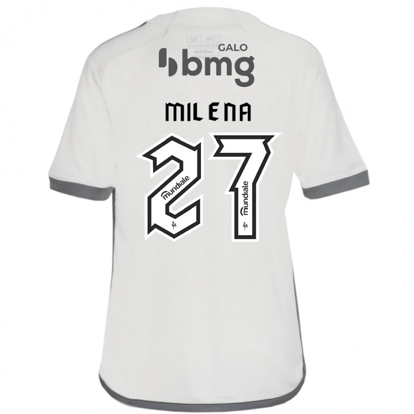 Danxen Hombre Camiseta Milena #27 Blanquecino 2ª Equipación 2025/26 La Camisa México