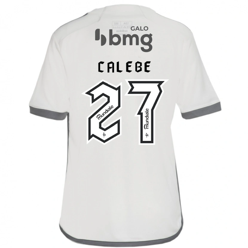 Danxen Hombre Camiseta Calebe #27 Blanquecino 2ª Equipación 2025/26 La Camisa México