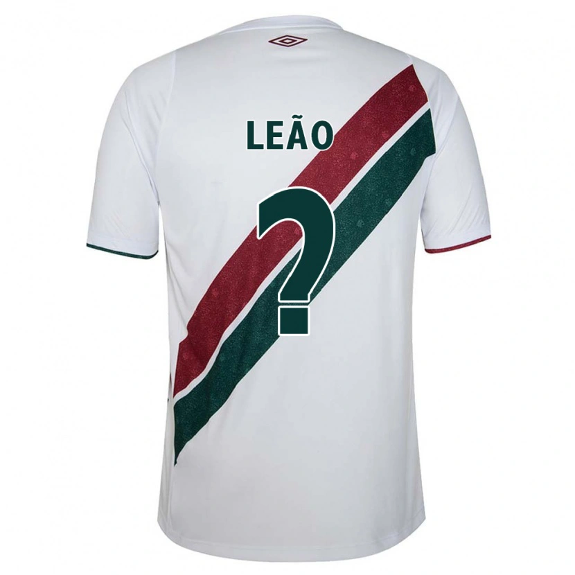 Danxen Hombre Camiseta Caio Leão #0 Blanco Verde Granate 2ª Equipación 2025/26 La Camisa México