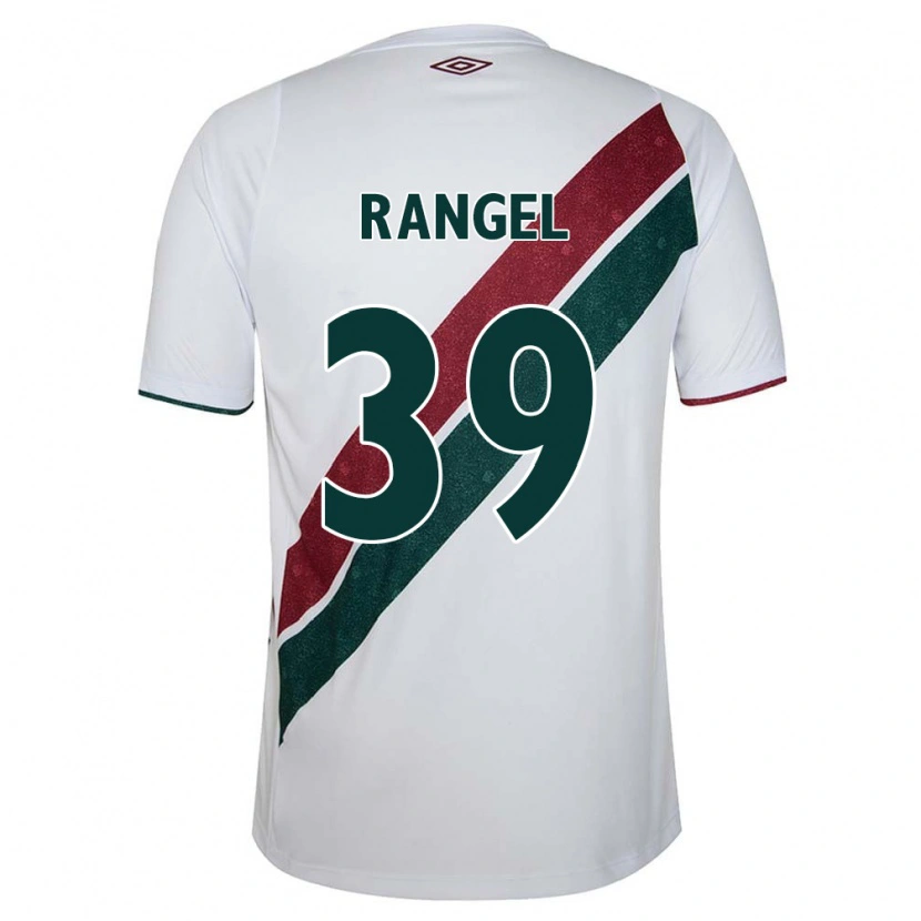 Danxen Hombre Camiseta Pedro Rangel #39 Verde Granate Blanco 2ª Equipación 2025/26 La Camisa México