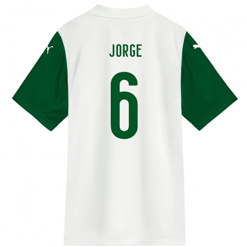 Danxen Hombre Camiseta Jorge #6 Verde Blanco 2ª Equipación 2025/26 La Camisa México