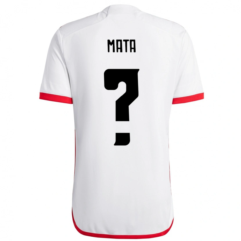 Danxen Hombre Camiseta Da Mata #0 Rojo Negro 2ª Equipación 2025/26 La Camisa México