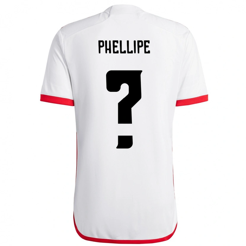 Danxen Hombre Camiseta Phellipe #0 Rojo Negro 2ª Equipación 2025/26 La Camisa México