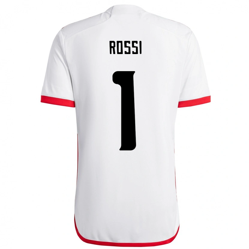 Danxen Hombre Camiseta Agustín Rossi #1 Rojo Negro 2ª Equipación 2025/26 La Camisa México