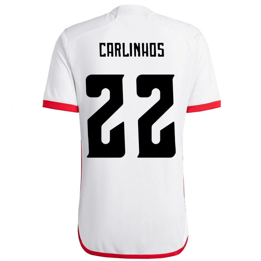 Danxen Hombre Camiseta Carlinhos #22 Rojo Negro 2ª Equipación 2025/26 La Camisa México