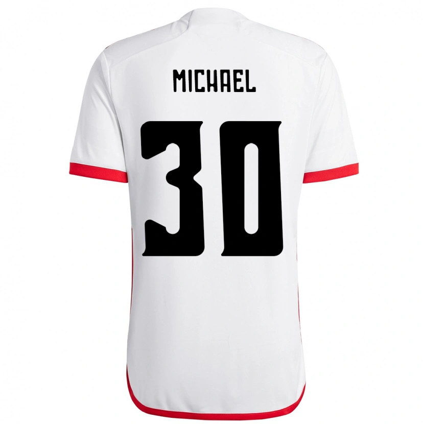 Danxen Hombre Camiseta Michael #30 Rojo Negro 2ª Equipación 2025/26 La Camisa México