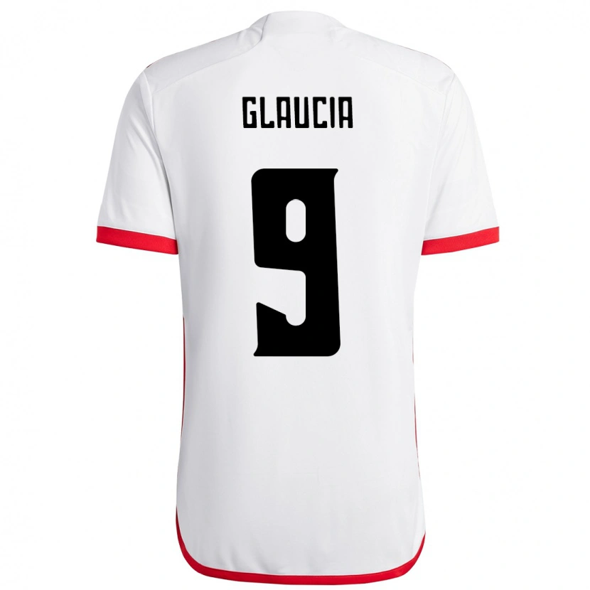 Danxen Hombre Camiseta Glaucia #9 Rojo Negro 2ª Equipación 2025/26 La Camisa México