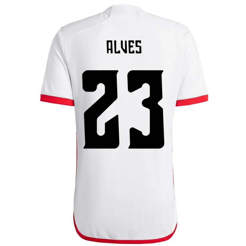 Danxen Hombre Camiseta Karol Alves #23 Rojo Negro 2ª Equipación 2025/26 La Camisa México