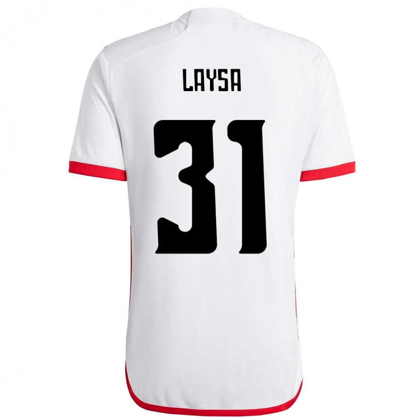 Danxen Hombre Camiseta Laysa #31 Rojo Negro 2ª Equipación 2025/26 La Camisa México