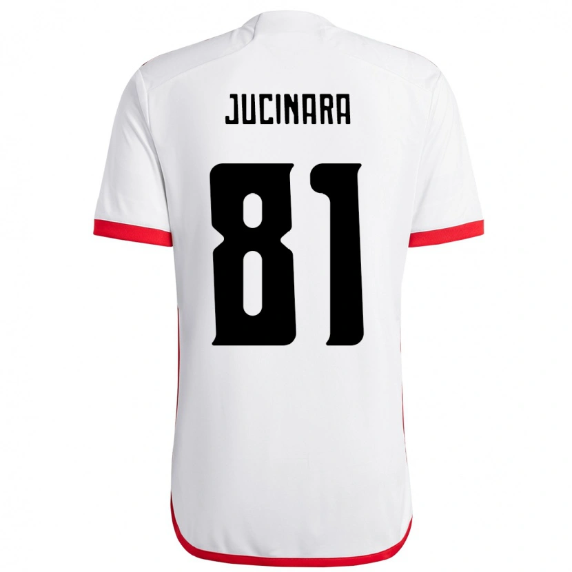 Danxen Hombre Camiseta Jucinara #81 Rojo Negro 2ª Equipación 2025/26 La Camisa México