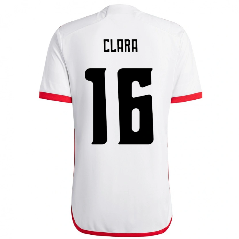 Danxen Hombre Camiseta Ana Clara #16 Rojo Negro 2ª Equipación 2025/26 La Camisa México