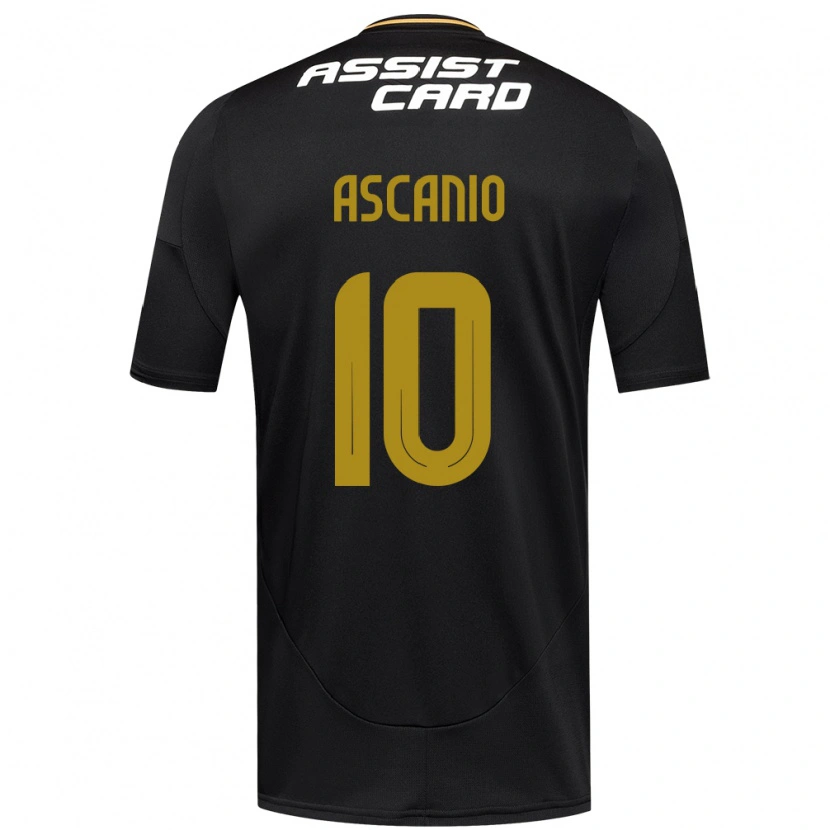 Danxen Hombre Camiseta Yusmery Ascanio #10 Negro Blanco 2ª Equipación 2025/26 La Camisa México